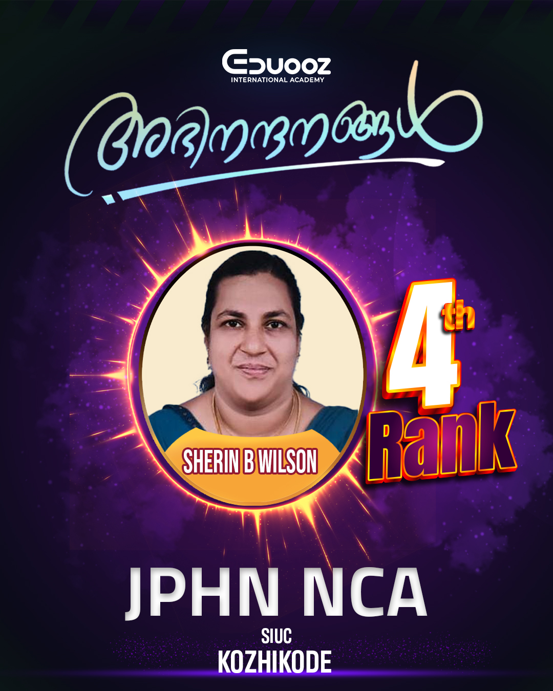 Rank holder portrait: 4 Sherin B Wilson  jphn NCA.jpg
